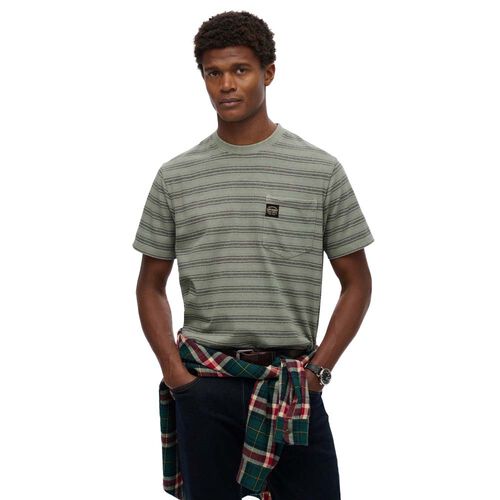 Superdry Contrast Stripe Pocket T-Shirt
